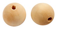 Träpärlor 25mm 100/fp