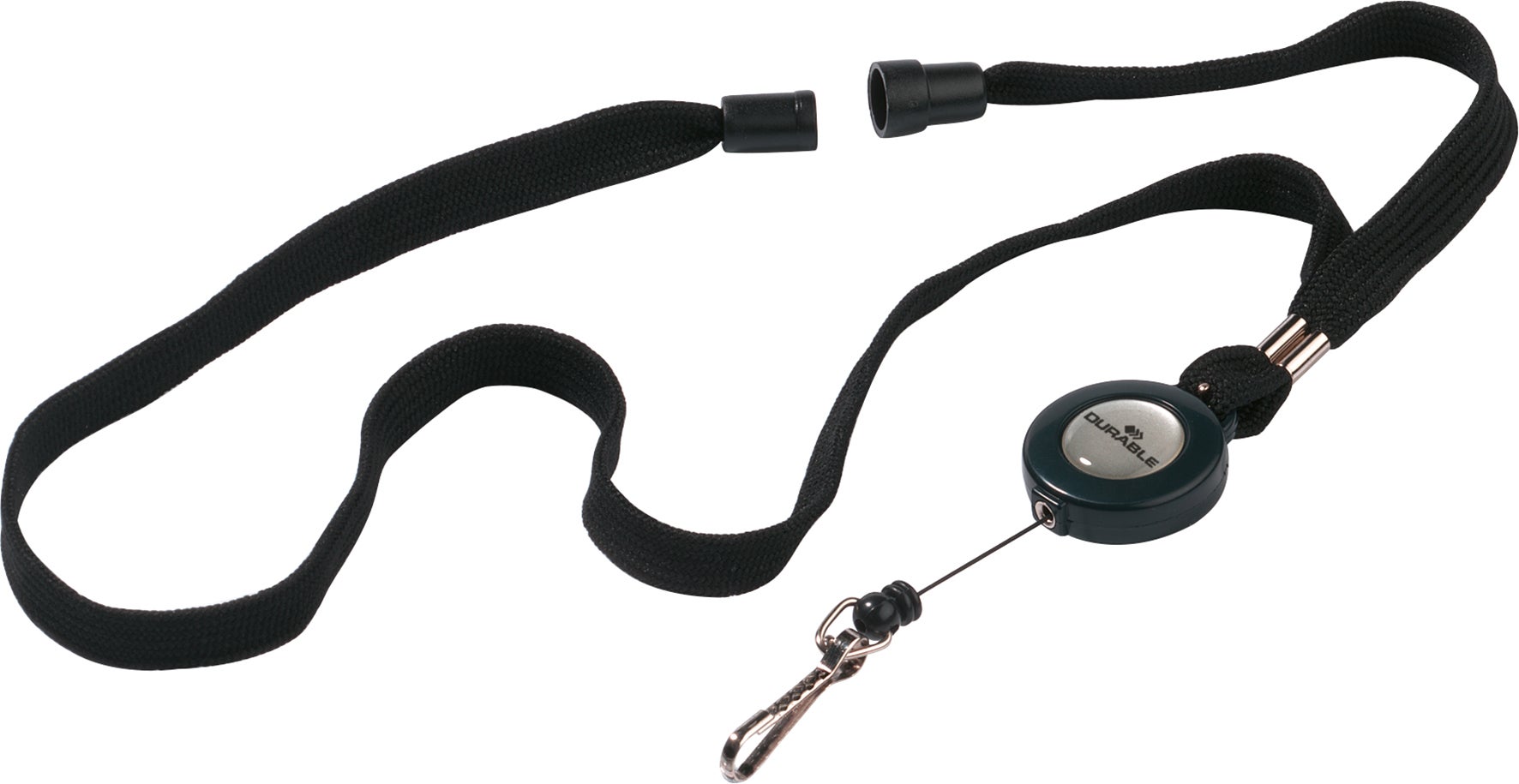 Textilhalsband med jojo svart 10 st/fp