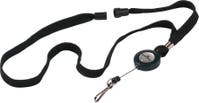 Textilhalsband med jojo svart 10 st/fp