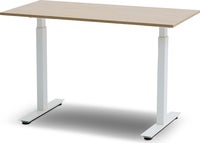 El-Skrivbord Madrid vitt underrede / bordsskiva i eklaminat 1200 x 800 mm