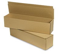 Affischlåda 510 x 120 x 120 mm Brun