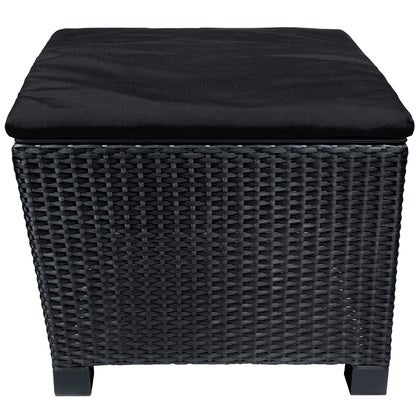 Pall/bord Lyon fiberrotting svart