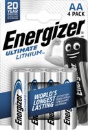 Energizer Batteri Lithium AA FR6 4-pack