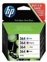 Bläckpatron HP No364 CMYK 4 st/fp
