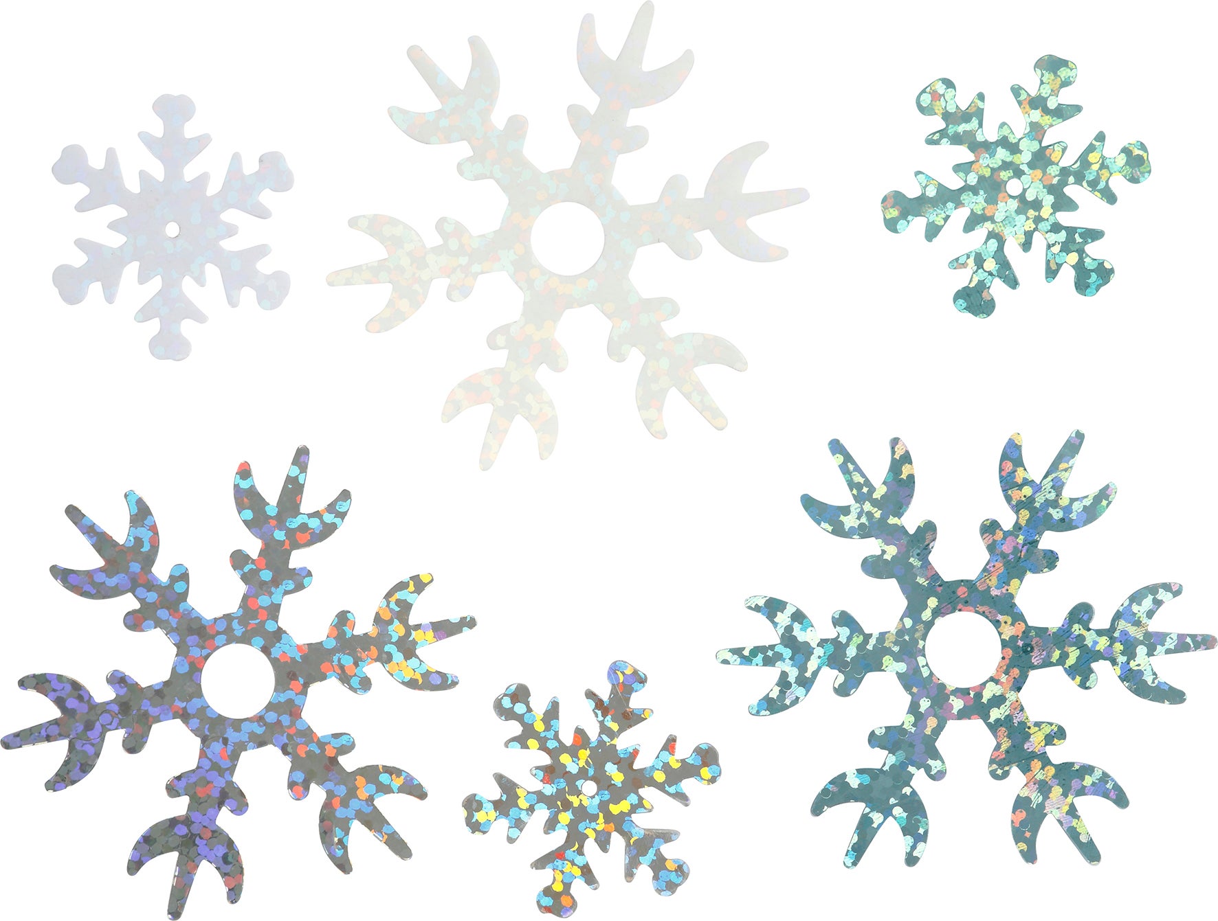 Paljetter Snöflinga mix 30 g