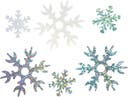 Paljetter Snöflinga mix 30 g