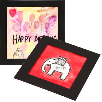 Akvarellpapper 200g 12x12cm 100/fp