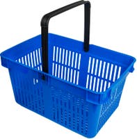 Kundkorg 27 liter blå