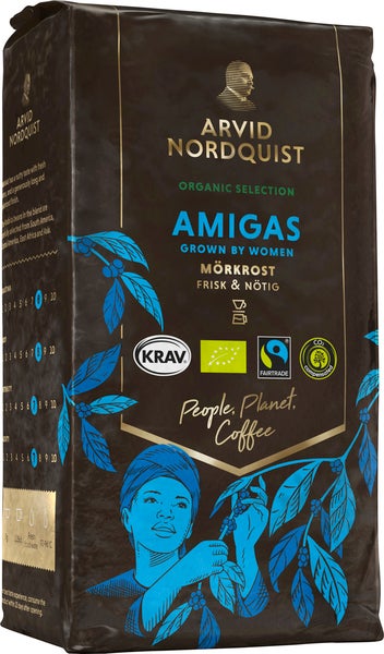 Kaffe Amigas Mörkrost 450 g