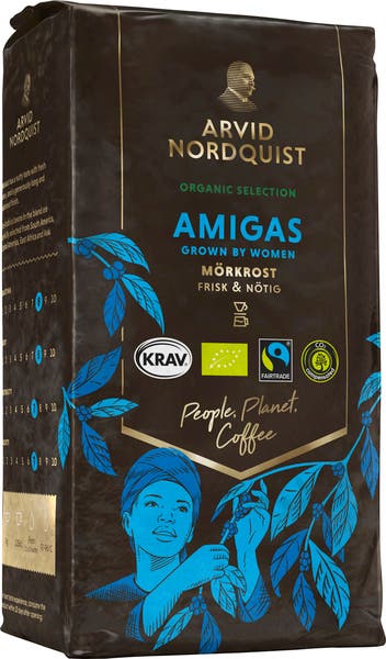 Kaffe Amigas Mörkrost 450 g