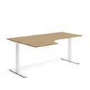 Skrivbord el vänster 80x180 cm Ek/Vit