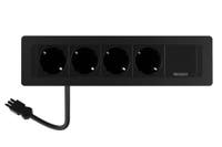 Eluttag infällt 4 eluttag GST18