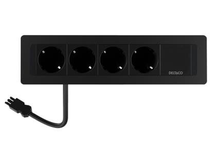 Eluttag infällt Deltaco