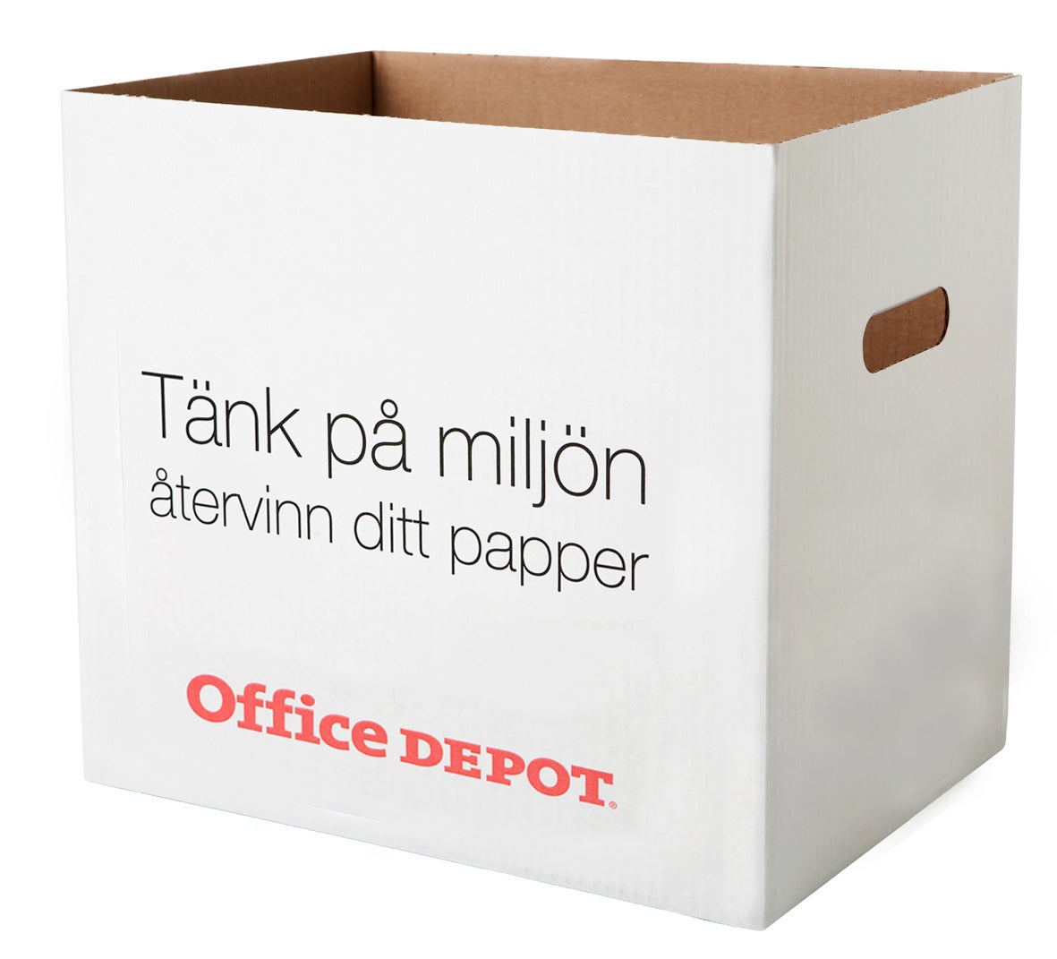 Returlåda för återvinningspapper