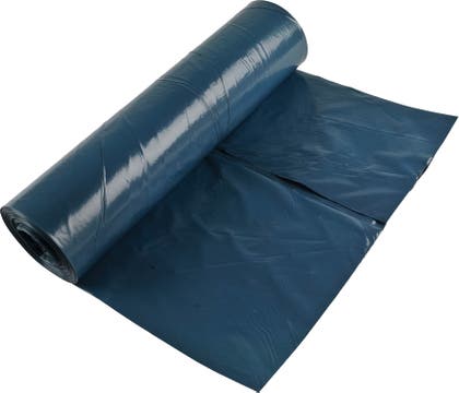 Sopsäck 125l 10/rl blå/svart