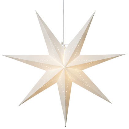 Pappersstjärna Lysa 70 cm inkl. upphäng