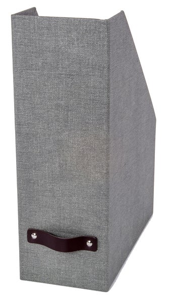 Tidskriftssamlare Estelle canvas grå