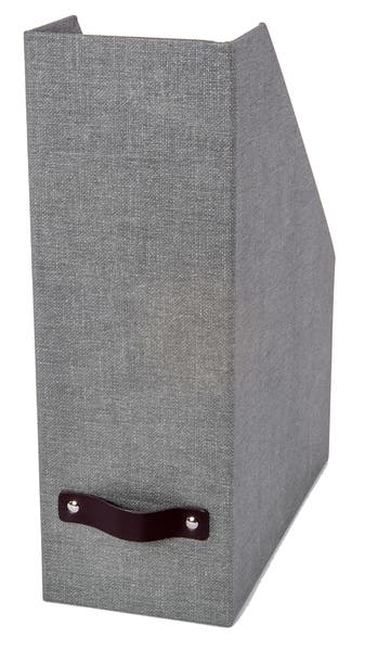 Tidskriftssamlare Estelle canvas grå