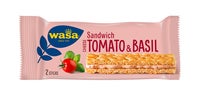 Knäckebröd Wasa Sandwich Cheese, Tomato & Basil 40 g