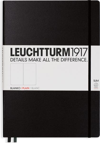 Anteckningsbok A4+ blank Black