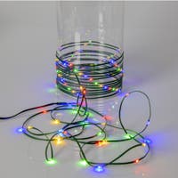 Julgransslinga Dew Drop Micro grön 8x2 m multifärg