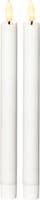 Antikljus LED Flamme Rustic 25 cm 2-pack