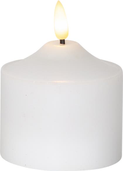 Blockljus LED Flamme Ø75 mm Star Trading