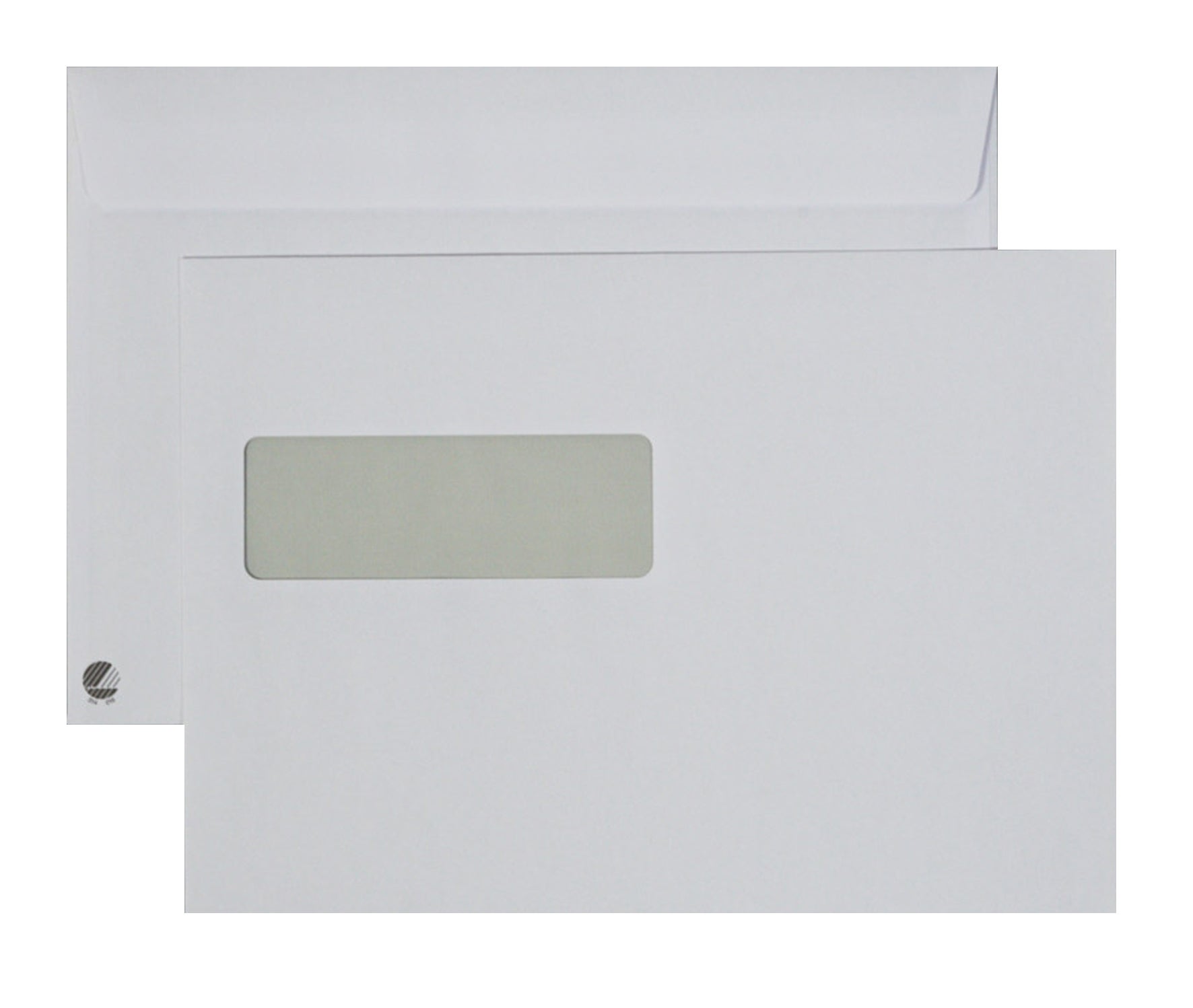 Kuvert med täckremsa