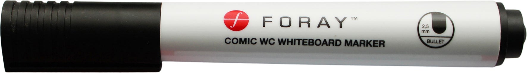 Whiteboard-penna rund spets svart