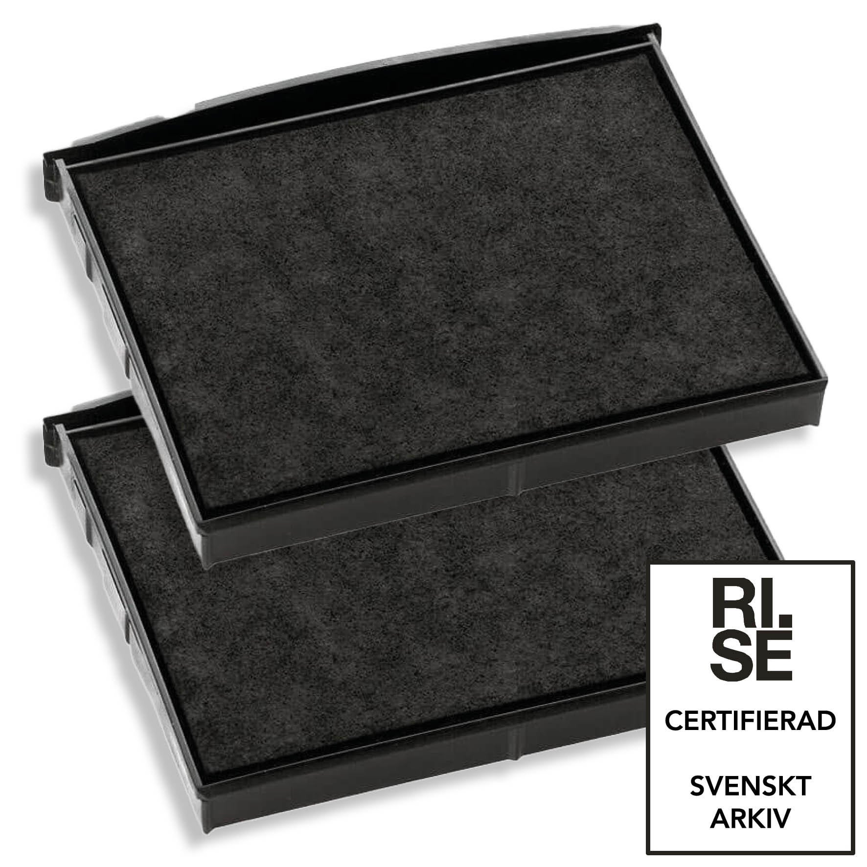 Dynkassett Colop E/2800 svart 2 st/fp