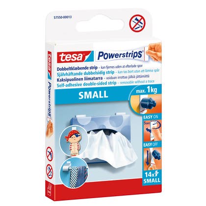 Monteringsstrip självhäftande max 1kg Tesa