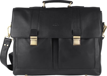 Portfölj The Monte vintage svart