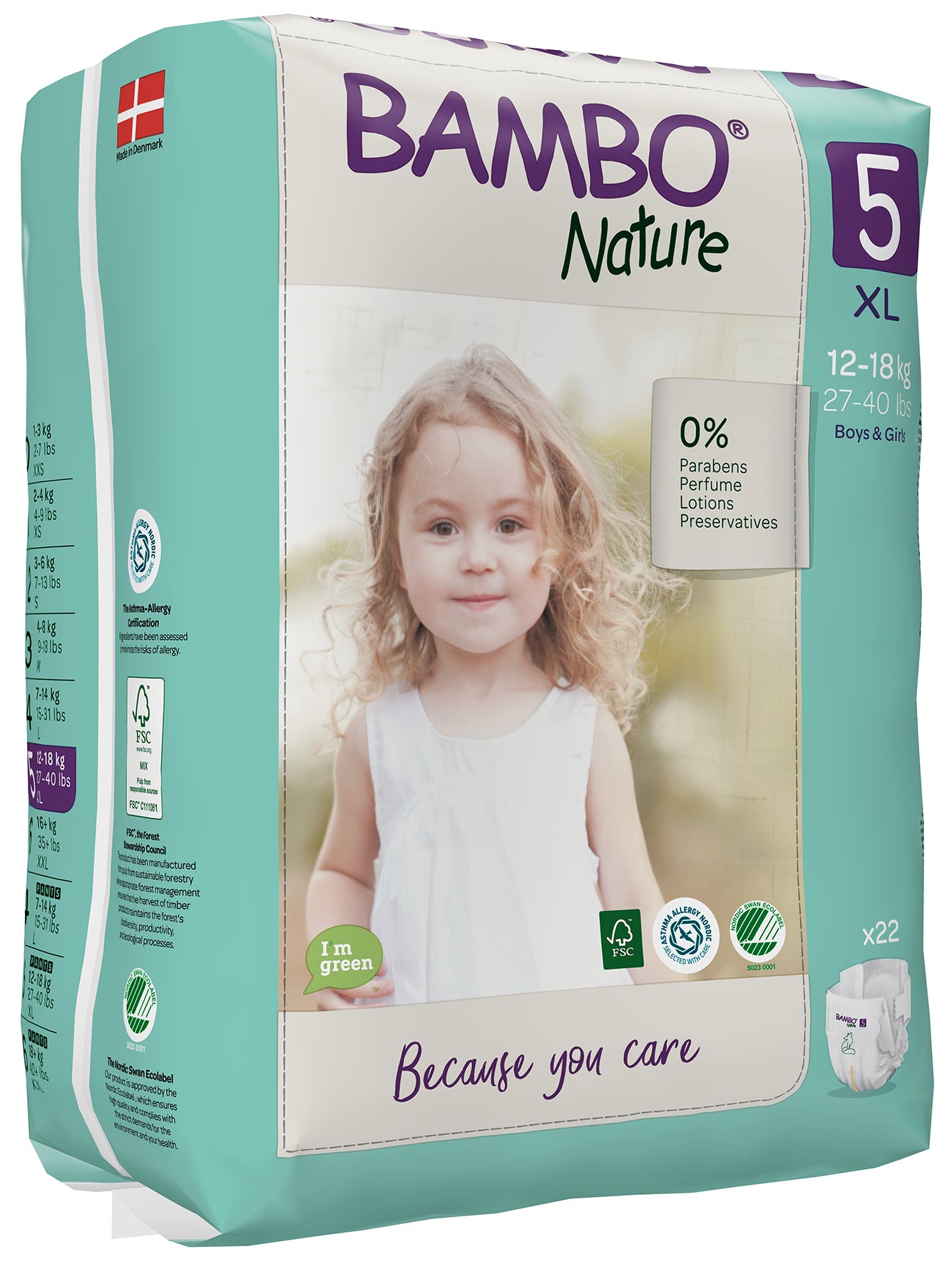 Blöja Bambo Nature 12-18 kg 24 st/fp