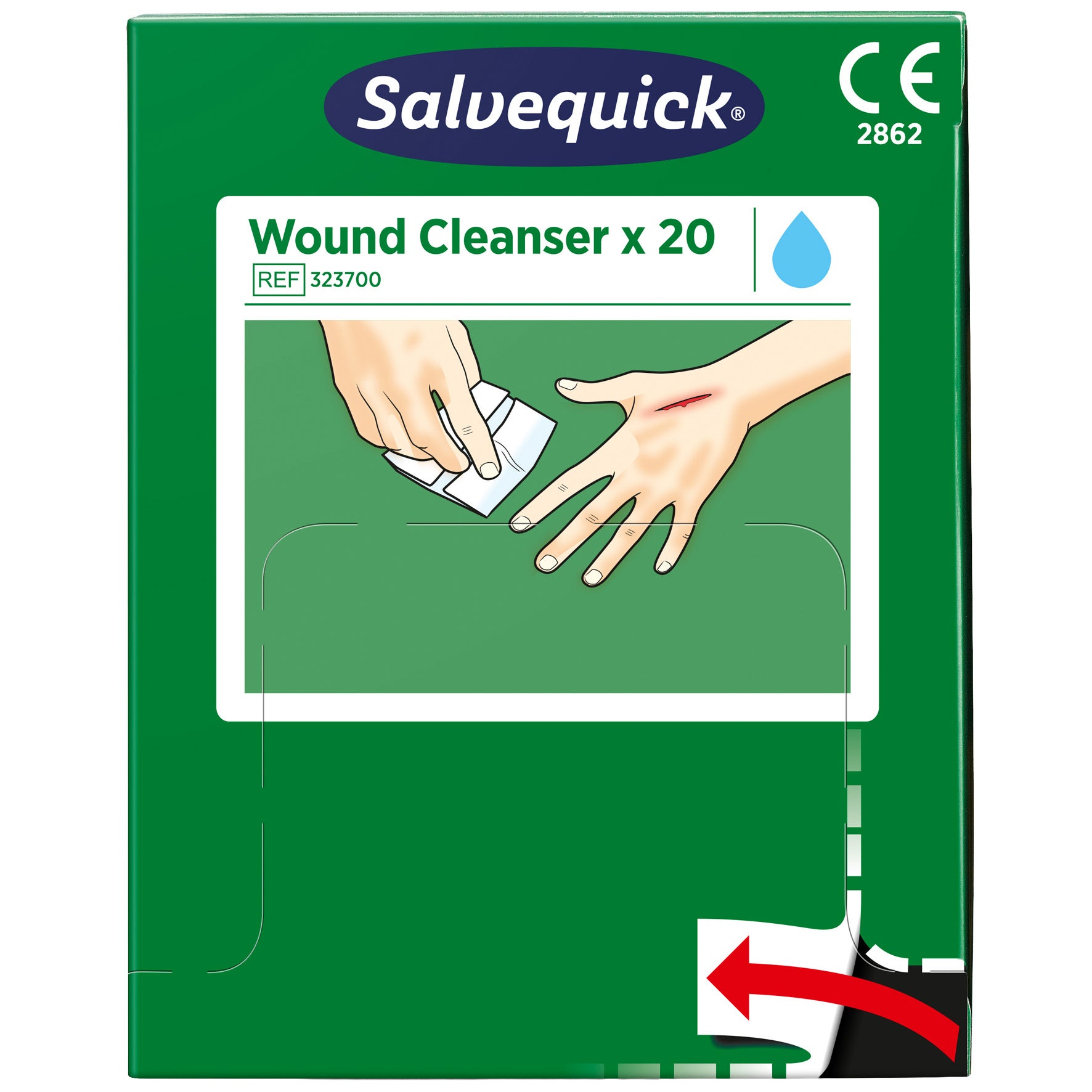 Sårtvättare Salvequick  20 st/ask