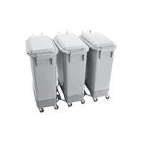 Källsorteringsset med tre 60 liter + 9 liter grå kärl