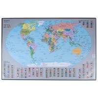 Skrivunderlägg Världskarta 59x39mm