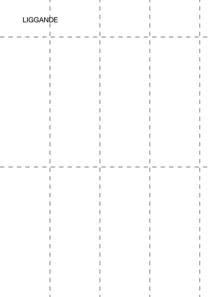 Hylletikettark A4 8 x 130 x 50 mm