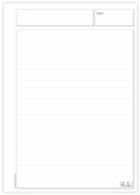 Konferensblock A4 linjerat 25 st/fp