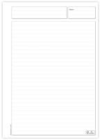 Konferensblock A4 linjerat 25 st/fp