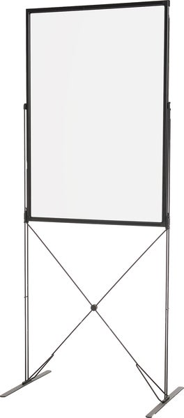Skärm golvställ x-stand grå