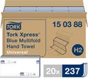 Handd Tork Xprs H2 blå 237 st/fp
