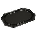 Serveringsfat 45x30x3 cm svart RPET 10-pack