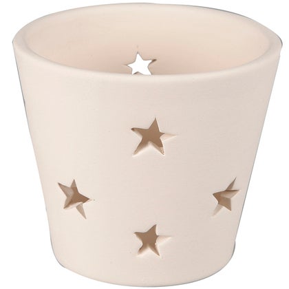 Värmeljusstake vit 12-pack