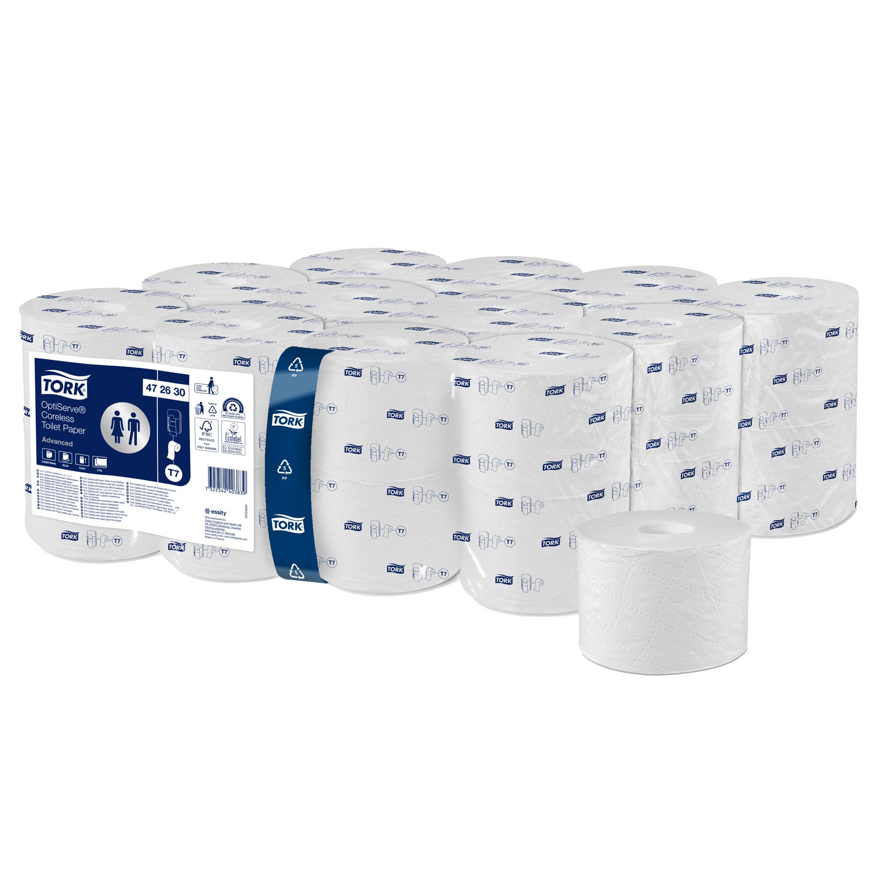 Toalettpapper OptiServe® Coreless Advanced T7