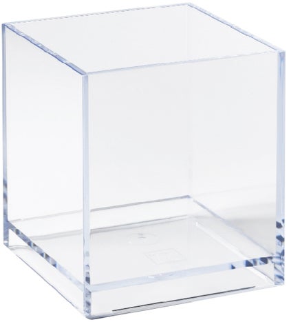 Förvaringsbox Palaset kub transparent
