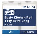 Köksrulle Basic 2-pack Tork 1-lager 7 fp/bal