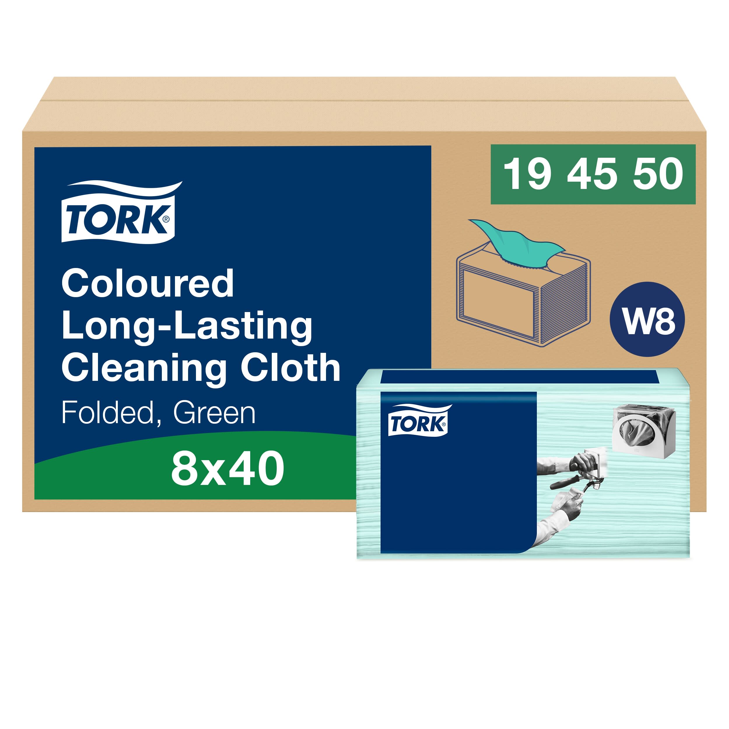Rengöringsduk W8 Tork 40-pack