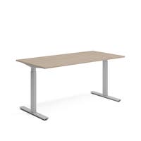 Skrivbord 1600 x 800 mm Vit ask/Silver