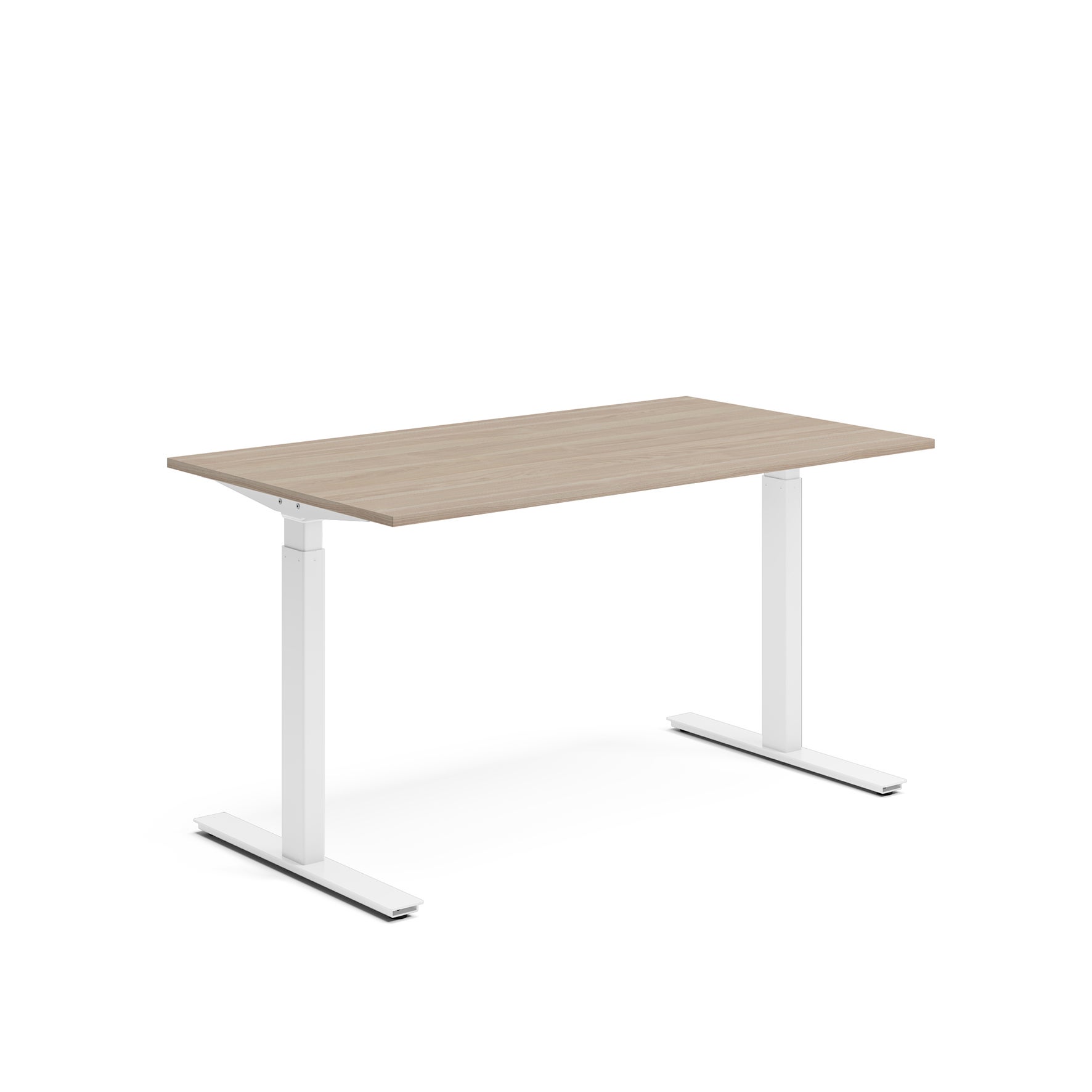 Höj- och sänkbart skrivbord Ergofunk Smart 1400 x 800 mm Vitt underrede