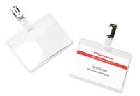 Namnskylt  Office Depot 90 x 60 mm L clips 50 st/fp